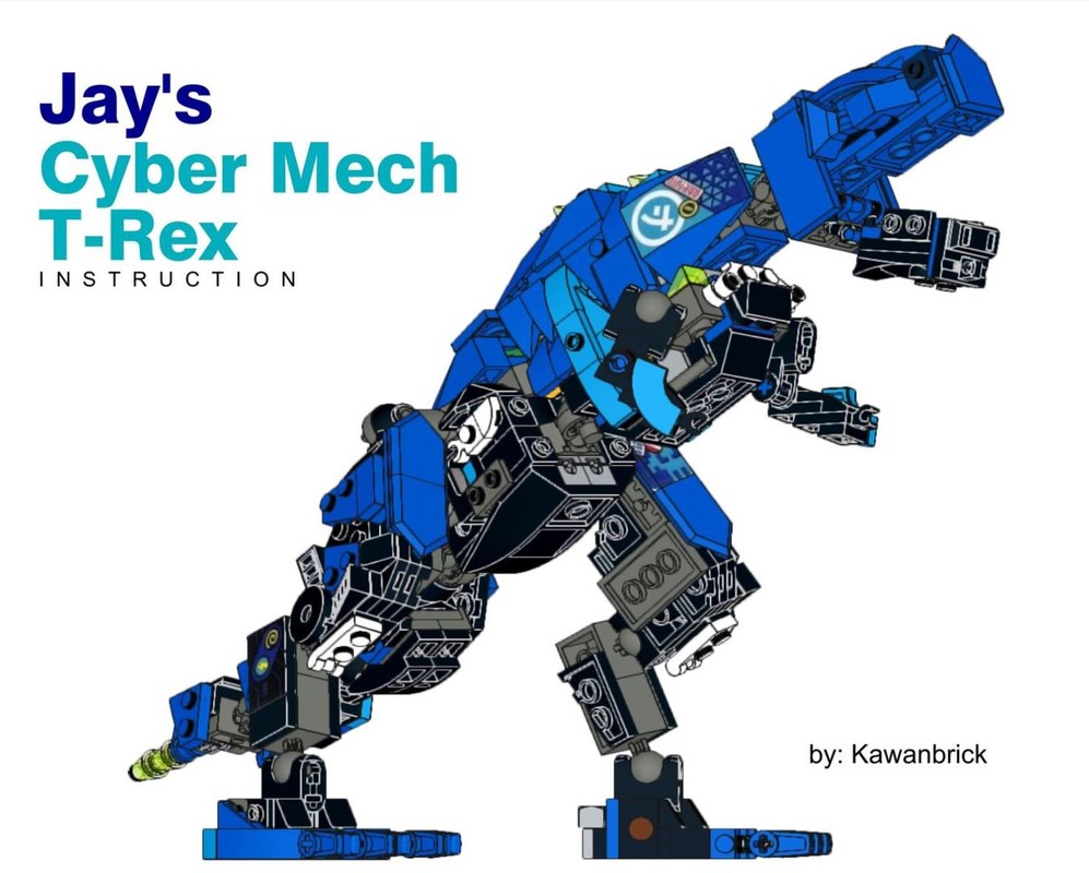 Lego Cyber T-Rex | 71711 Alt Build