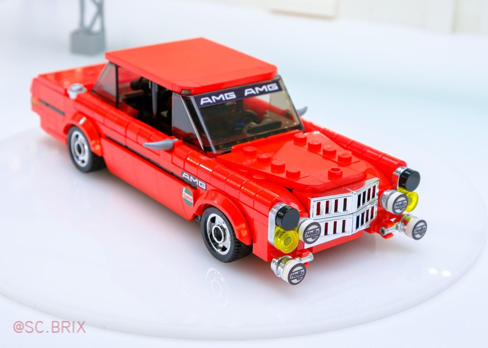 Lego AMG SEL 6.8 red pig Rote Sau