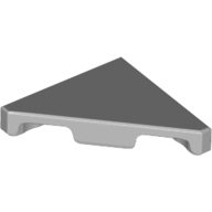 Lego Tile 45° Cut 2 x 2 (Triangle) / Light Bluish Gray