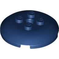 Lego Dish 4 x 4 with 4 Studs / Dark Blue