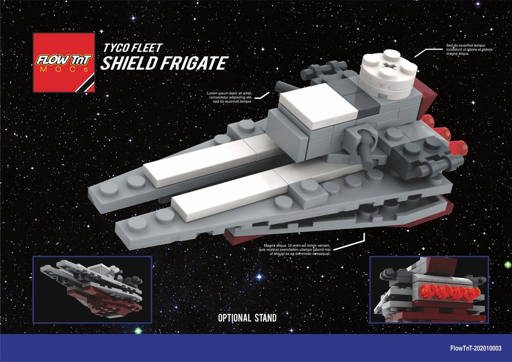 Lego Tyco Fleet Shield Frigate