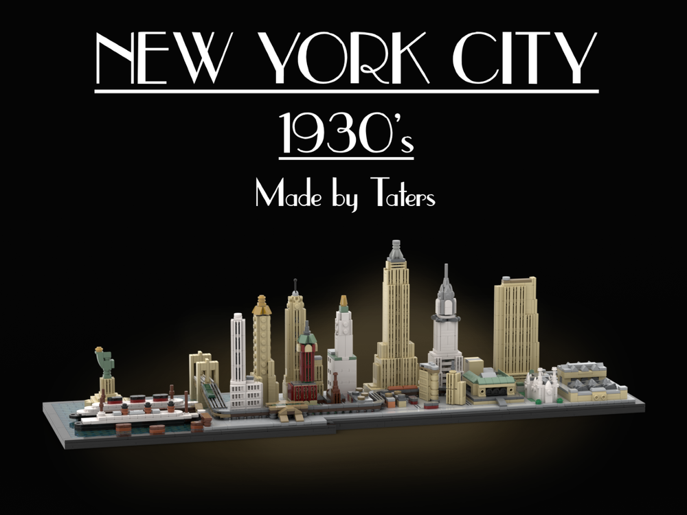Lego New York City Skyline 1930's