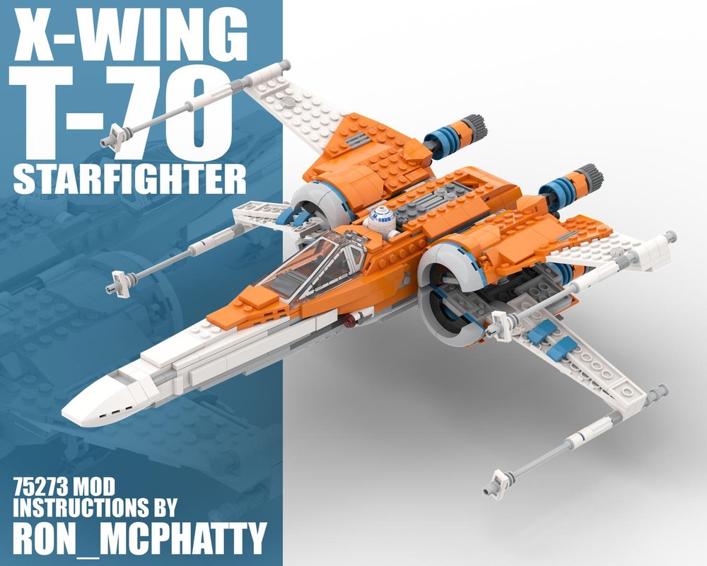 Lego Poe Dameron's X-Wing T-70 set 75273 MOD