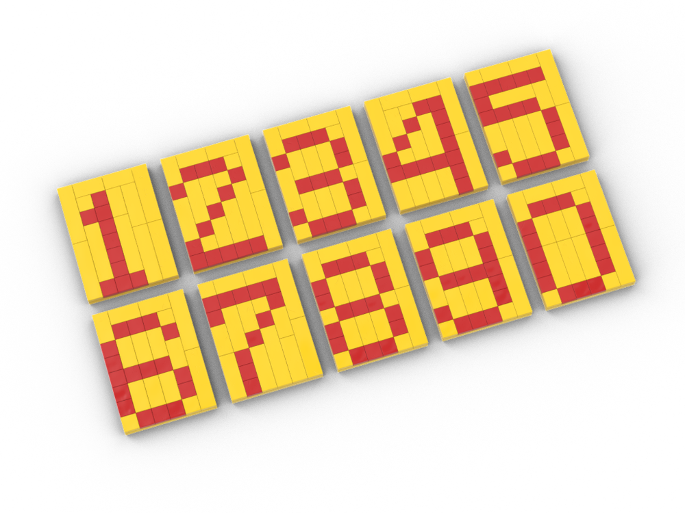 Lego Digital Numbers