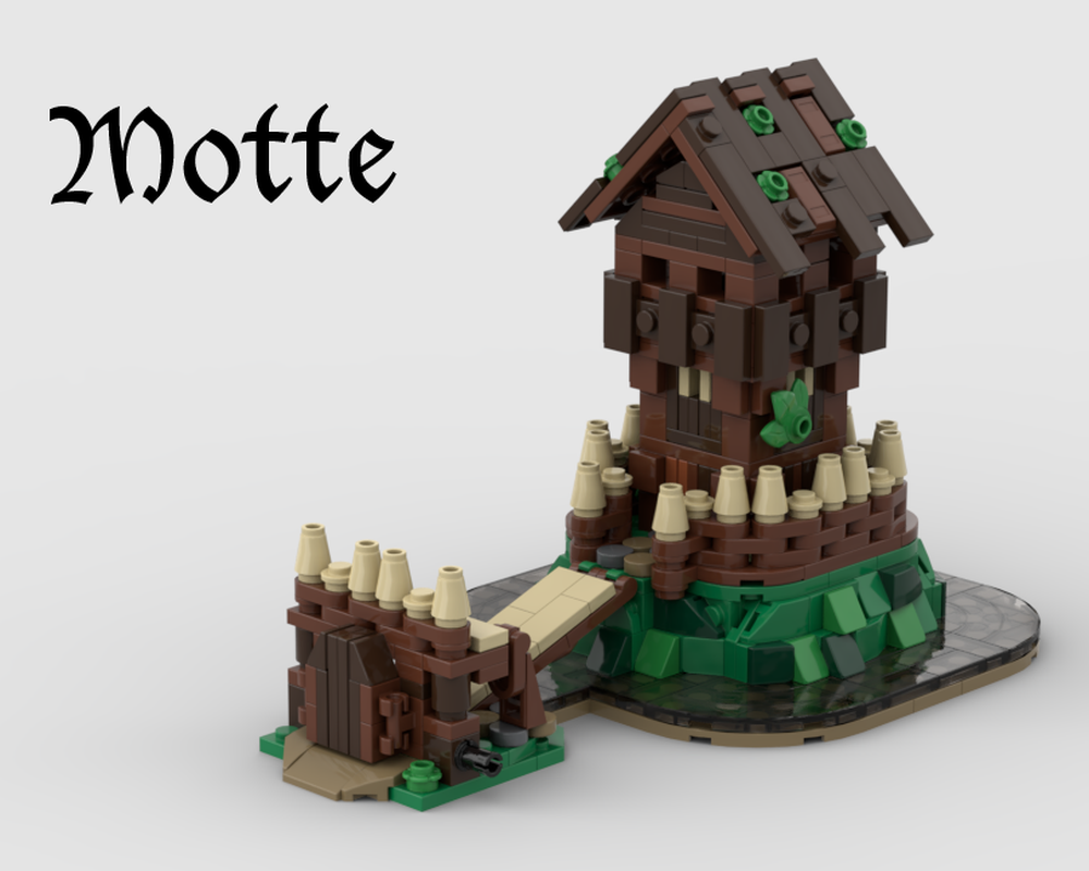 Lego Motte - Courtyard Expansion for Mini Blaustein Castle