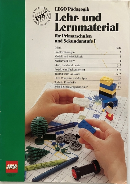 Lego 1987 Large CH/D Dacta - LEGO Pädagogik Lehr- und Lernmaterial für Primarschulen und Sekundarstufe I (2900044-CH/D)