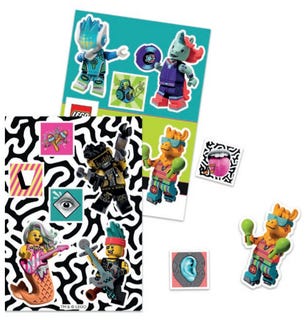 Lego VIDIYO Sticker Sheet