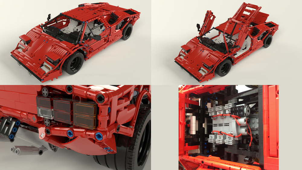 Lego Lamborghini Countach LP400 1974