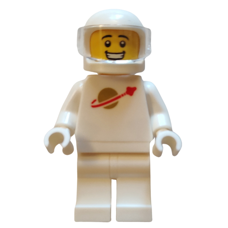 Lego Classic Space, White with 3626cpr1966 Head, Visor