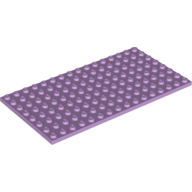 Lego Plate 8 x 16 / Lavender