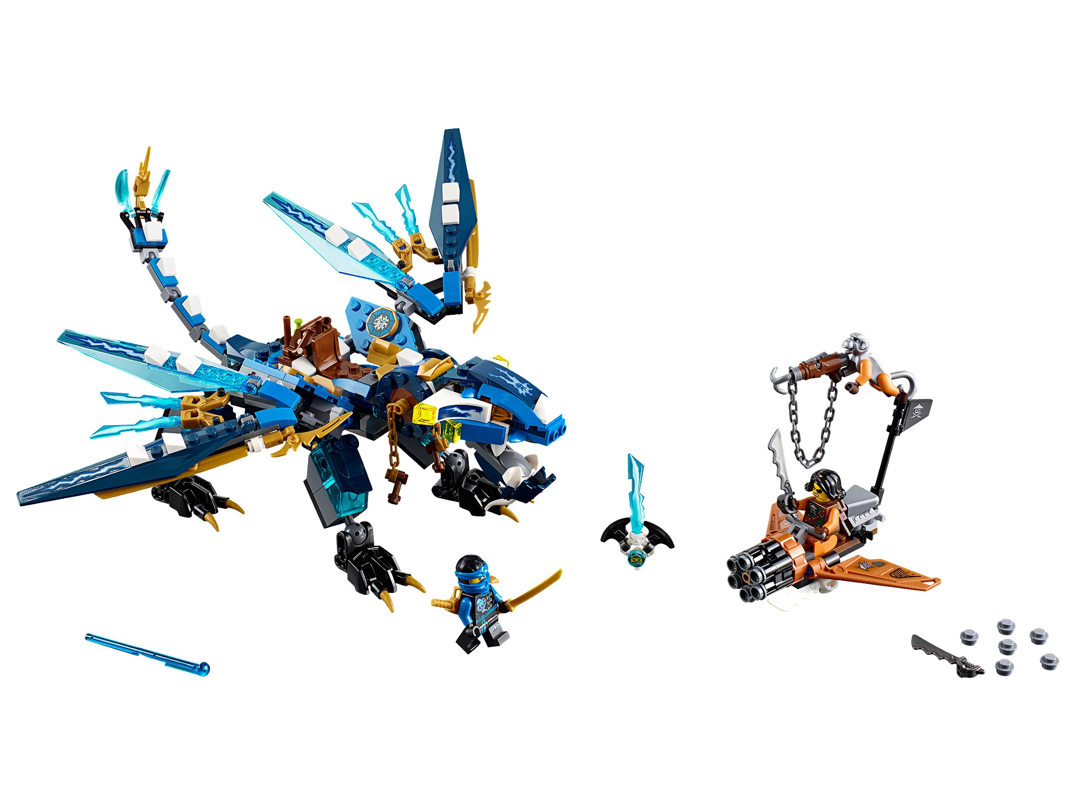 Lego Jay's Elemental Dragon