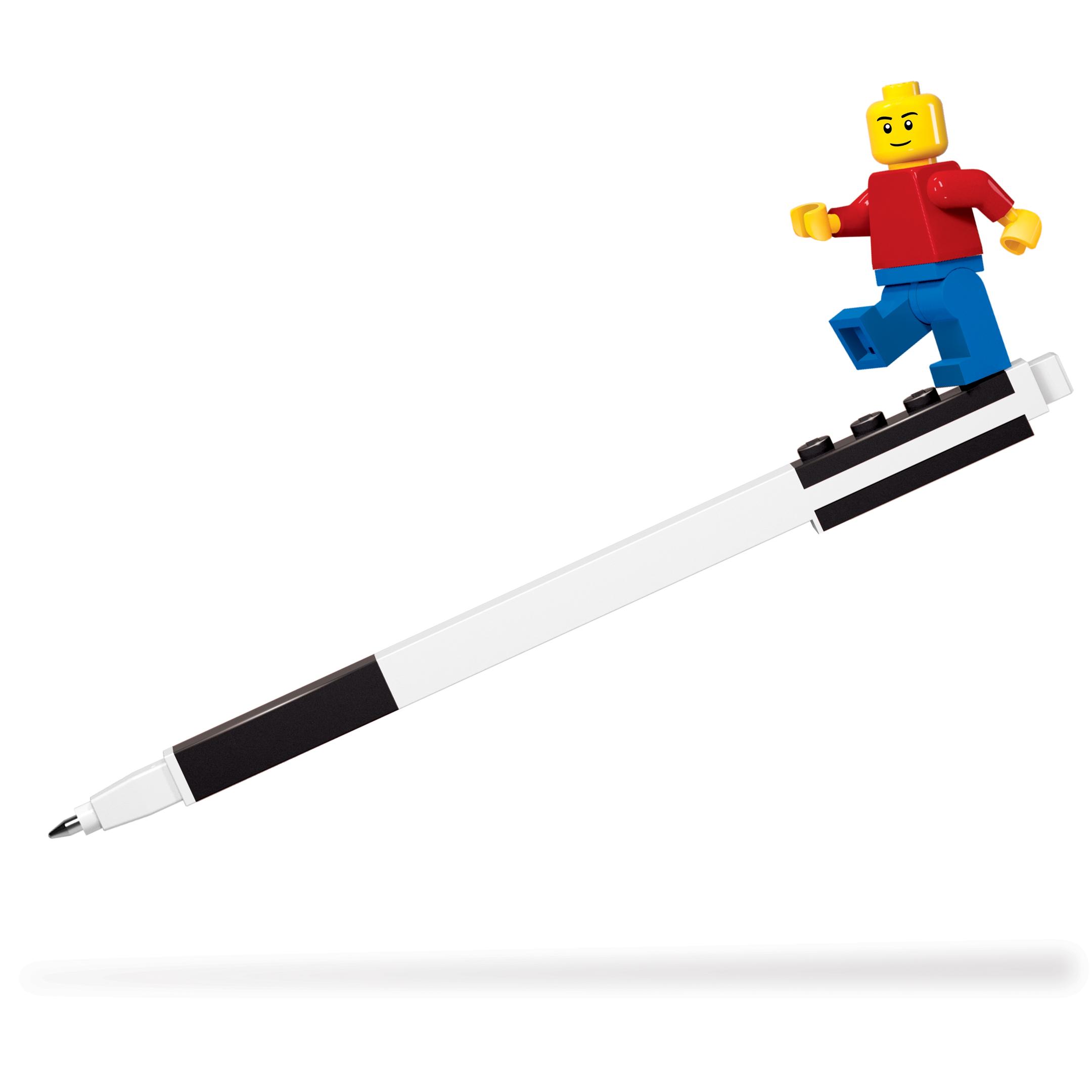 Lego Gel Pen with Minifigure (Black)