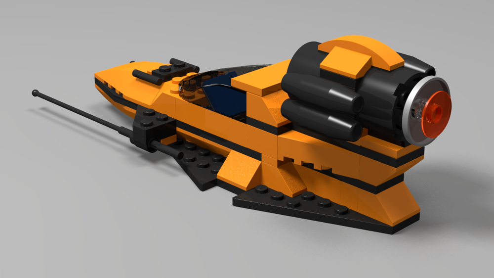 Lego Orange Small Space Fighter