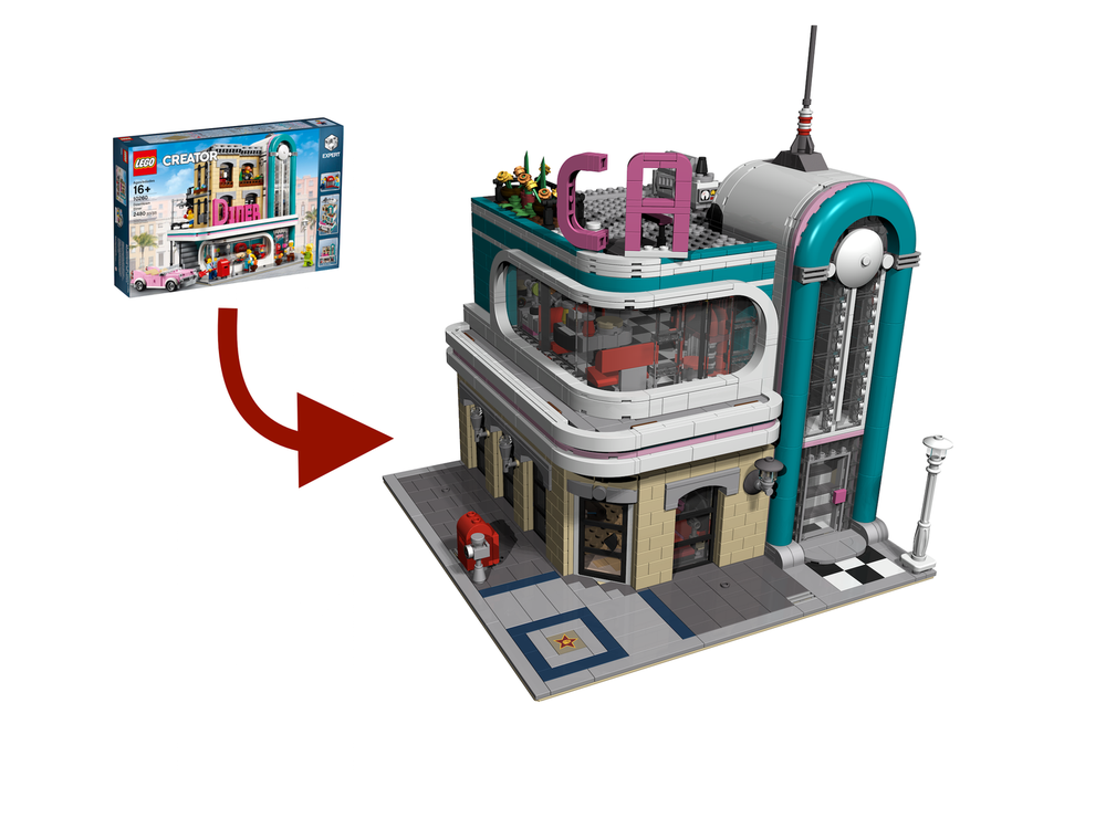 Lego Downtown Diner California