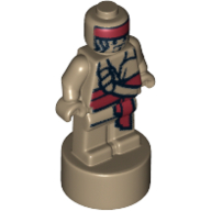 Lego Minifig Trophy Statuette, Jack Sparrow Voodoo Doll Print