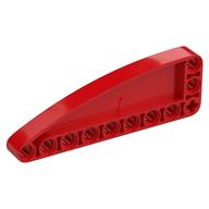 Lego Technic Beam 9 x 3 L-Shape with Quarter Ellipse Thick / Red