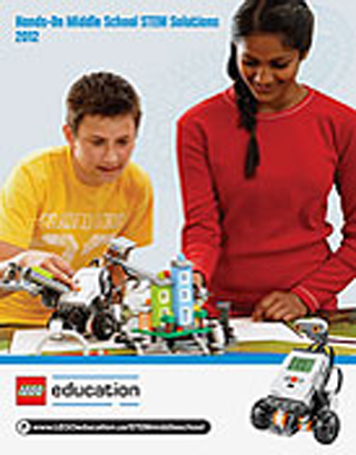 Lego 2012 Large US Education Brochure (Hands-On Middle School STEM Solutions)
