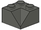 Lego Slope 45 2 x 2 Double Concave / Dark Gray