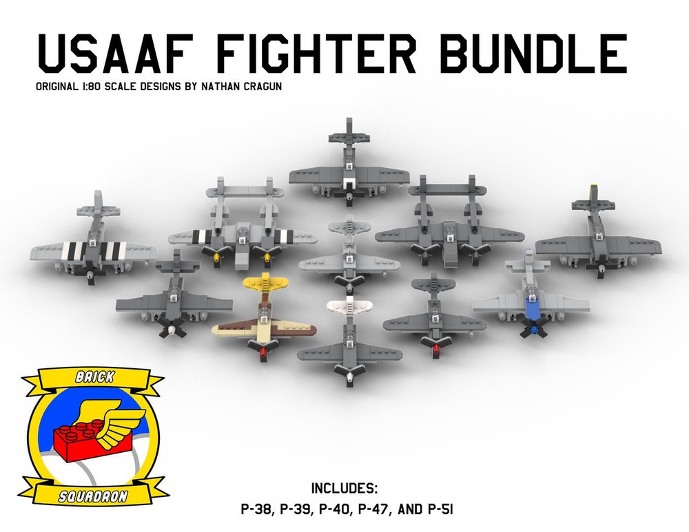 Lego USAAF Fighter Bundle