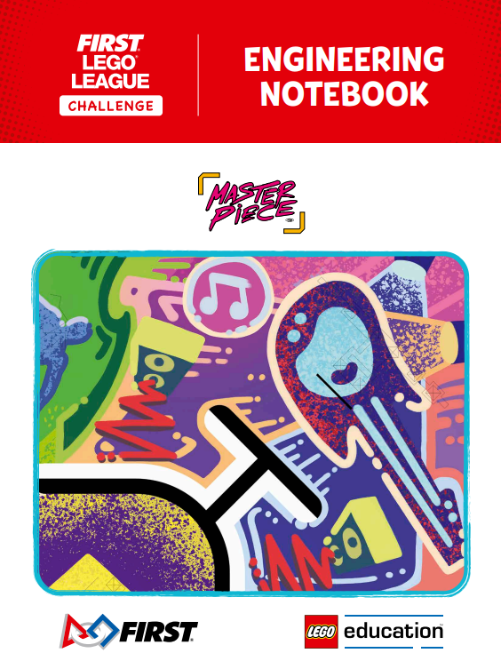 Lego MASTERPIECE Engineering Notebook (FLL Challenge)