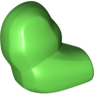 Lego Bigfig Arm, Right [Plain] / Bright Green