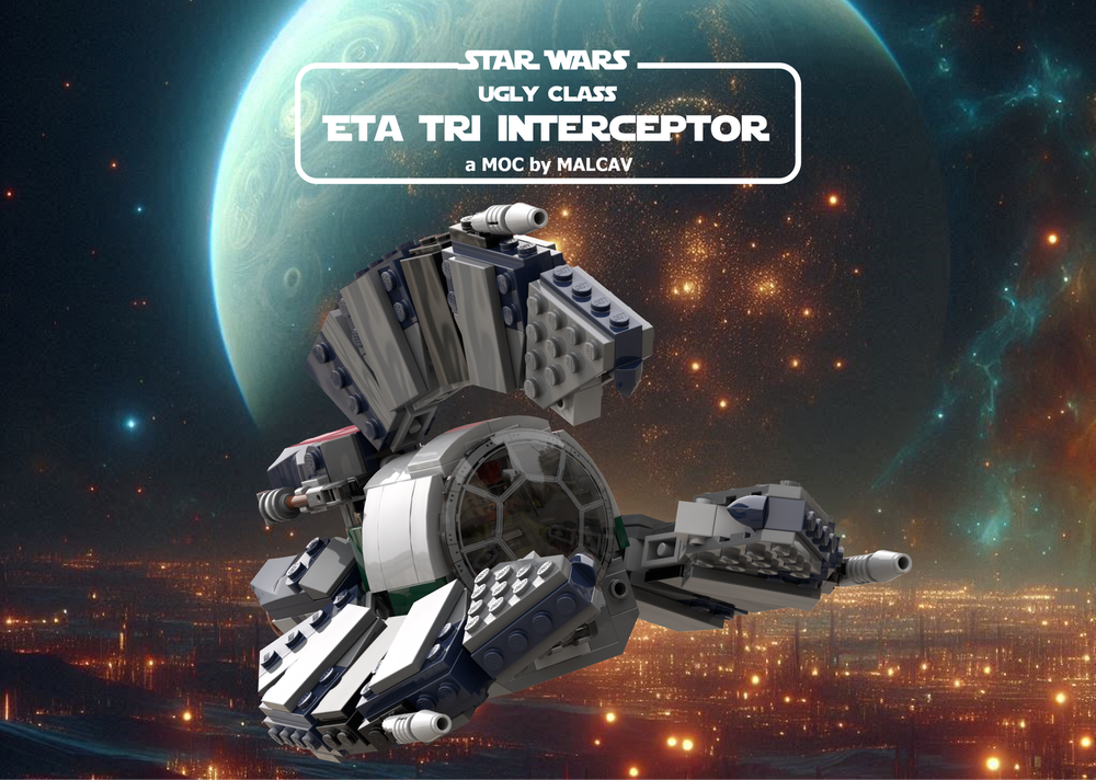 Lego Eta Tri Interceptor - Ugly Class