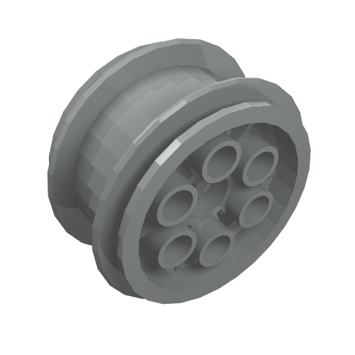 Lego Wheel 20 x 30 Balloon Medium / Light Gray