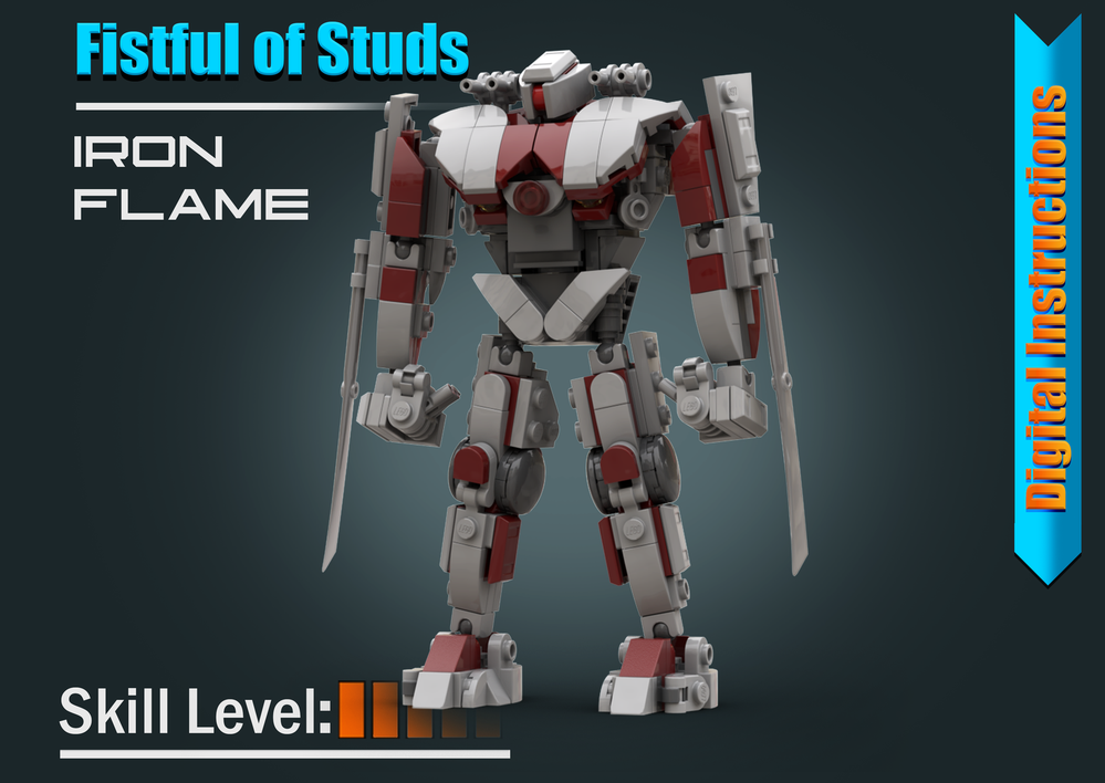 Lego Iron Flame Jaeger Mech