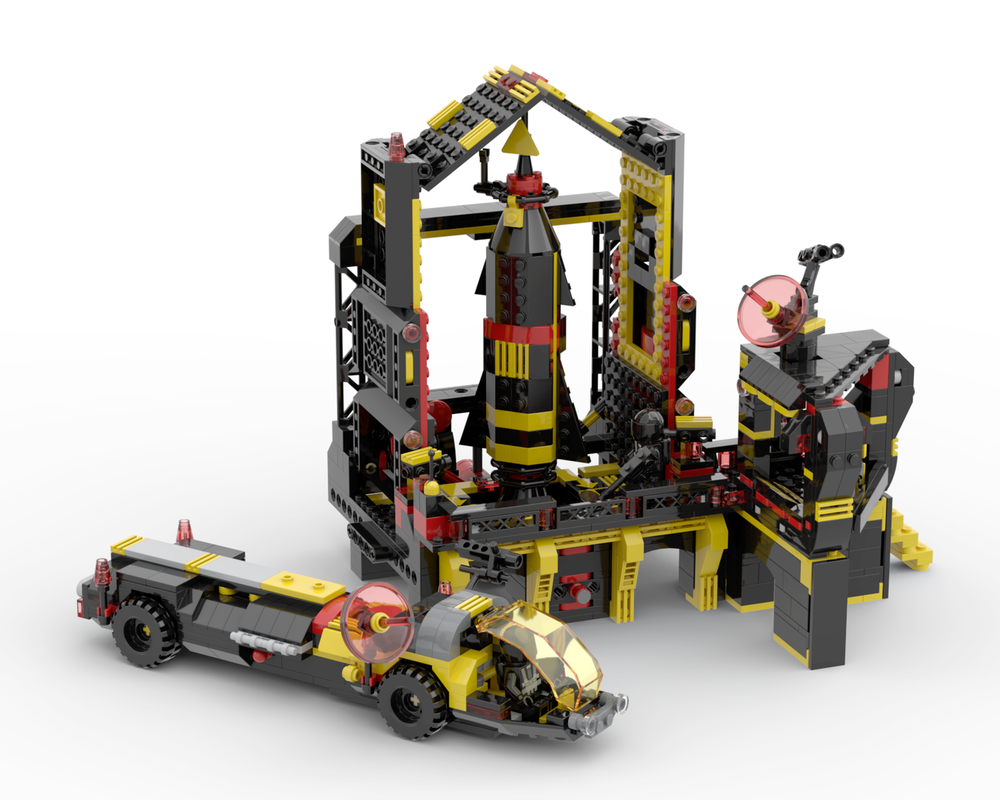 Lego 10355 Blacktron Rocket Base