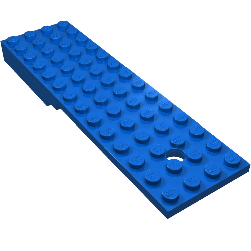 Lego Vehicle Base, Trailer 4 x 14 x 1 / Blue