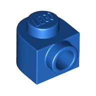 Lego Plate 1 x 1 x 2/3 Half Round with Side Stud / Blue