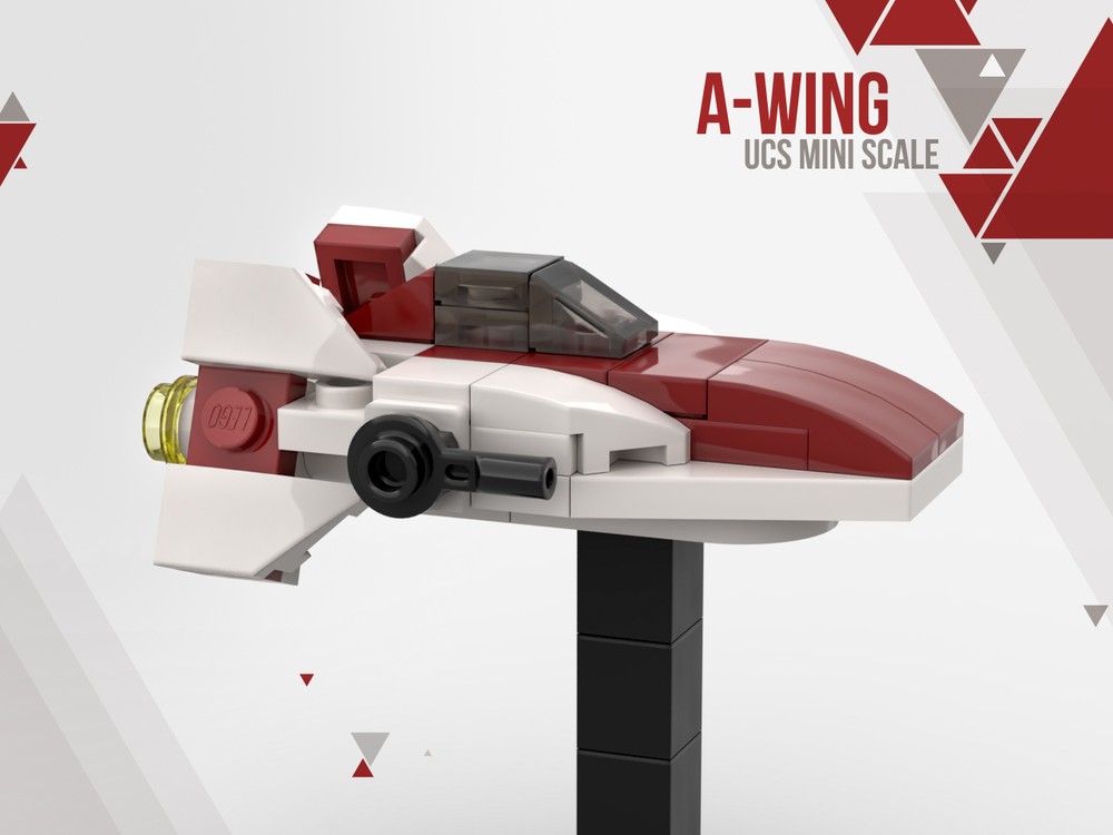 Lego PiXEL-DANs A Wing UCS Mini-Scale 1:125