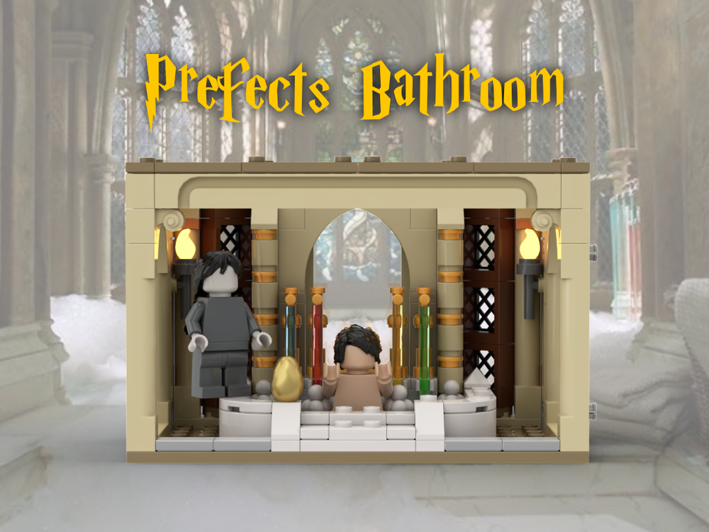 Lego Hogw*rts: Prefect's Bathroom (Modular)