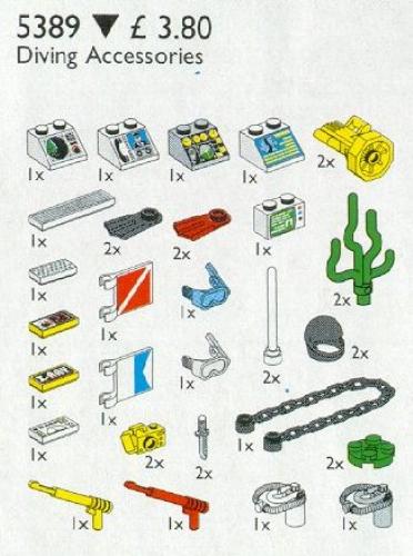 Lego Diving Accessories