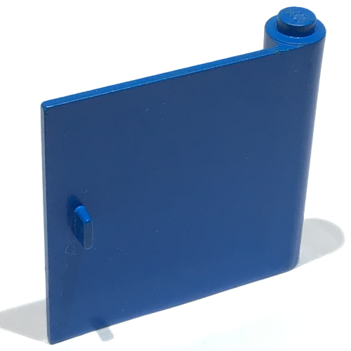 Lego Door 1 x 5 x 4 Right with Thin Handle / Blue