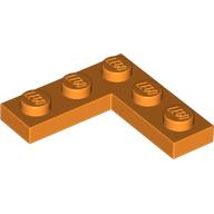 Lego Plate 3 x 3 Corner / Orange