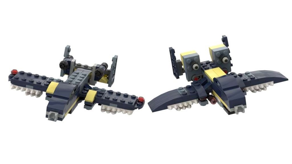 Lego 77941 A-10 Thunderbolt (''Warthog'') 2 versions