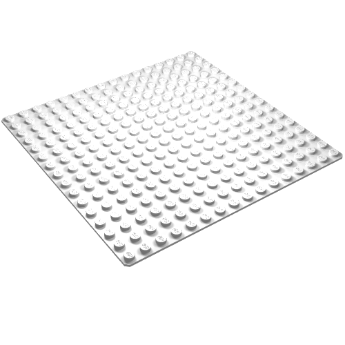 Lego Baseplate 16 x 16 / White