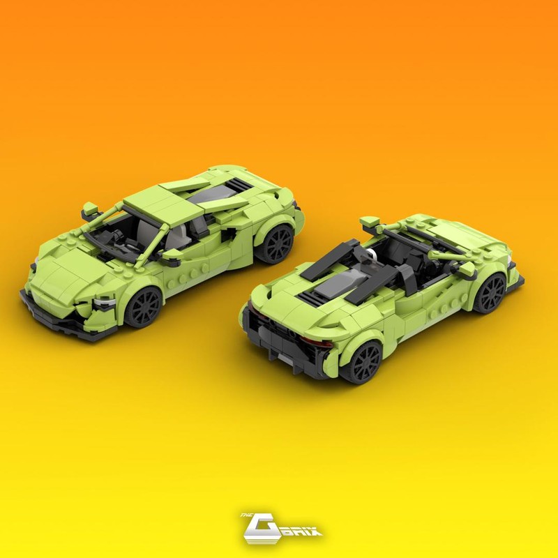 Lego Mclaren Artura 2in1 Lime - 8stud wide