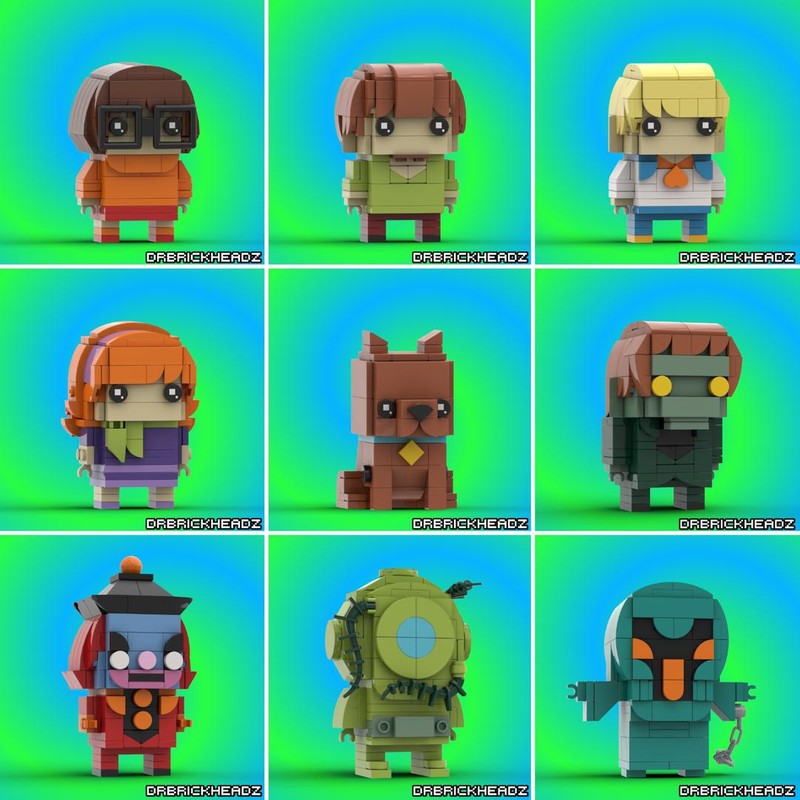 Lego Scooby Doo Brickheadz Collection