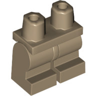 Lego Hips and Dark Tan Medium Legs [Complete Assembly] / Dark Tan