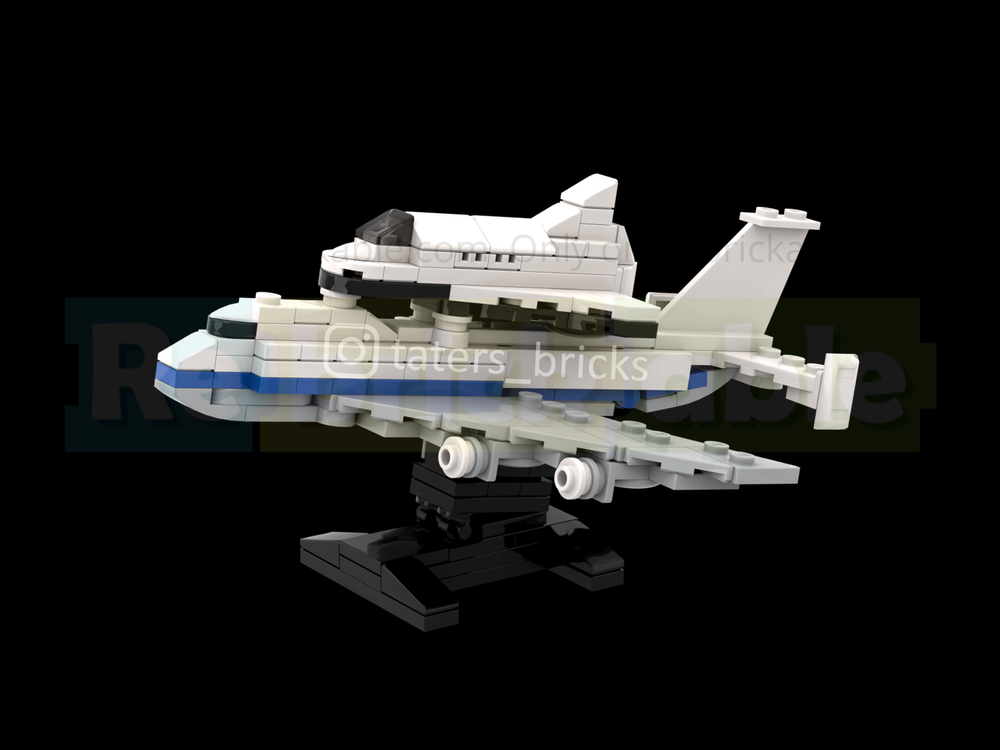 Lego Shuttle Carrier Aircraft Boeing 747