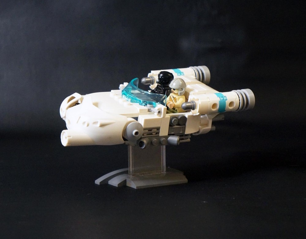 Lego Star Wars Land Speeder Part Usage Experiment
