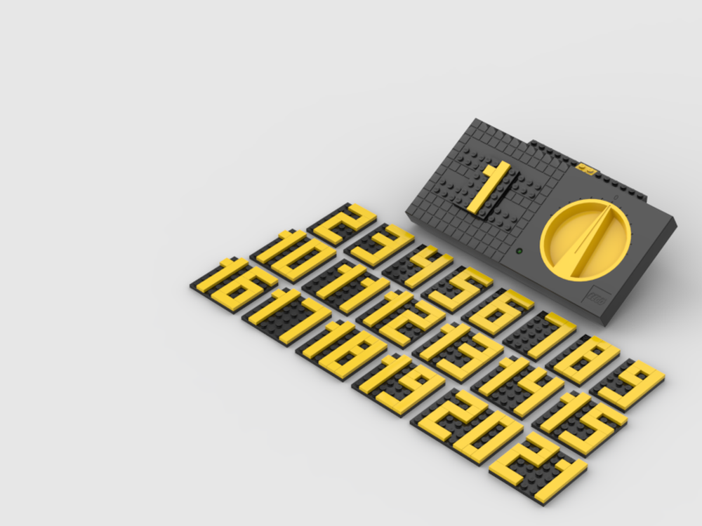 Lego Number Pads of 9V Train Controller for GBC