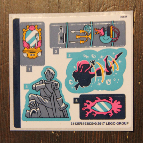 Lego Sticker Sheet for Set 41145-1