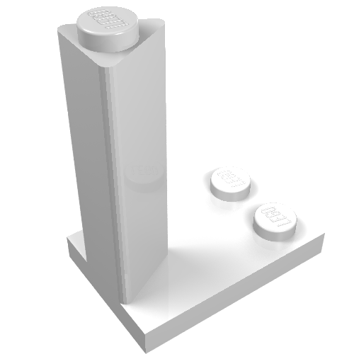 Lego Train Direction Switch - 4.5V 2 x 3 / White