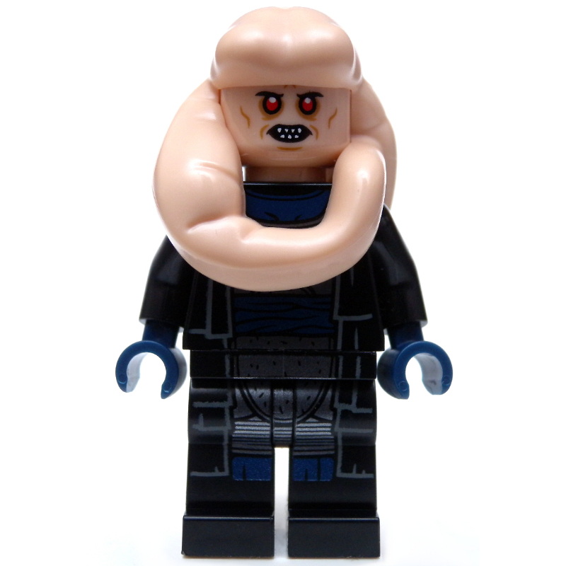 Lego Bib Fortuna, Black Suit, Blue Hands