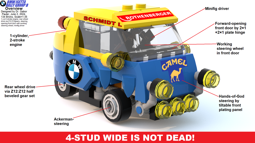 Lego BMW Isetta Rally Group B