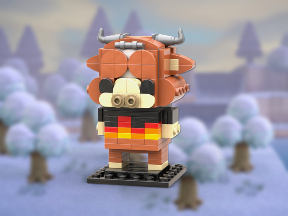 Lego Angus Brickheadz (From Animal Crossing)