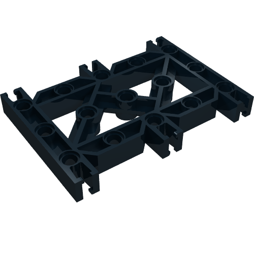 Lego Znap Grid 9 x 7, 15 Holes / Black
